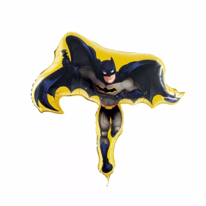 Balon Folie Figurină Batman (30 cm) Decor Petrecere Supereroi Balon din folie in forma de figurina Batman