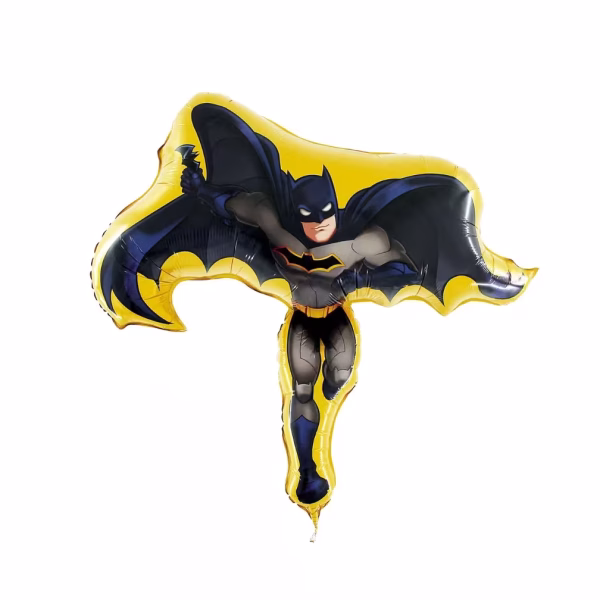 Balon Folie Figurină Batman (30 cm) Decor Petrecere Supereroi Balon din folie in forma de figurina Batman