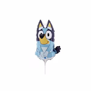 Balon Folie Figurină Bluey (30 cm) Decor Tematic Petrecere Copii Balon din folie in forma de figurina Bluey
