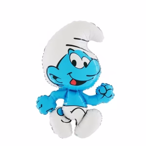 Balon Folie Figurină Ștrumf Decor Tematic Petrecere Copii Balon din folie in forma de figurina Strumf