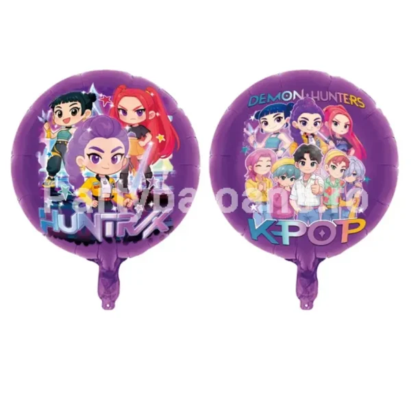 Balon Kpop Demon Hunters – Folie 45cm