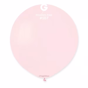 Balon Latex Jumbo Roz Pudra 48 cm