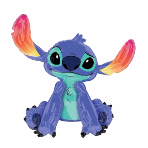Balon Stitch Airwalker 3D Disney – Figurină Gigant 86x80 cm (Umflare cu Aer) Un balon Stitch Airwalker 3D din folie