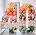 CIFRA 4 VOLUMETRICA PENTRU BALOANE 91 CM - imagine 2
