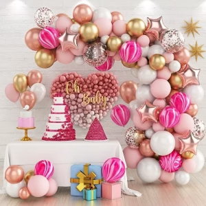 Kit Arcada Baloane Rose Gold Chrome