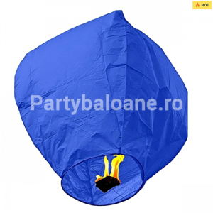 Lampion zburător din hârtie biodegradabilă — Albastru