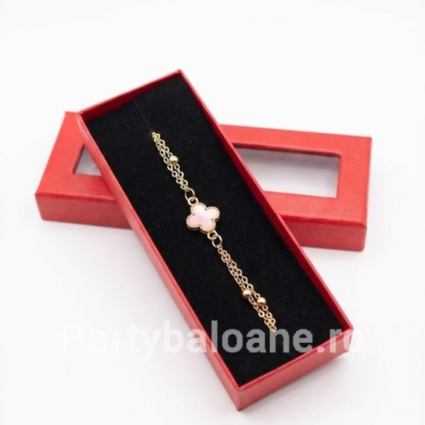 Mărțișor Premium Brățară în Cutie Cadou - Modele Norocoase 1 Martie Model 9 Martisor premium bratara cu perle si talismane norocoase in cutie rosie cadou 1 martie
