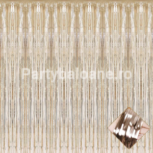 PERDEA DECORATIVA PARTY FOLIE ROSE GOLD SAMPANIE