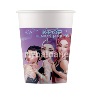 Pahare Carton K-Pop 200ml Set 8 Buc Accesorii Party Tematice Set 8 pahare carton K-Pop de 200 ml pentru petreceri tematice si aniversari adolescenti