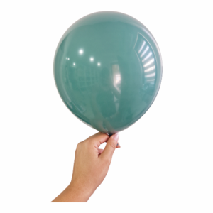 SET 10 BALOANE LATEX VERDE INCHIS DUSTY - 30 CM
