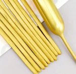 SET 10 BALOANE MODELAJ AURIU CHROME 140 CM