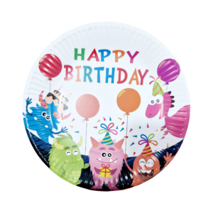 SET 10 FARFURII HAPPY BIRTHDAY DINOZAURI - 18 CM