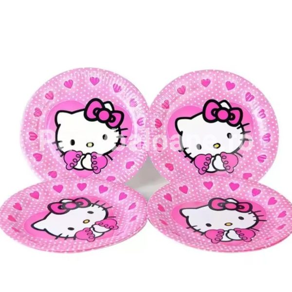 SET 10 FARFURII HELLO KITTY 18 CM