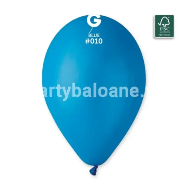 SET 100 BALOANE LATEX ALBASTRU COD 010 - 26 CM