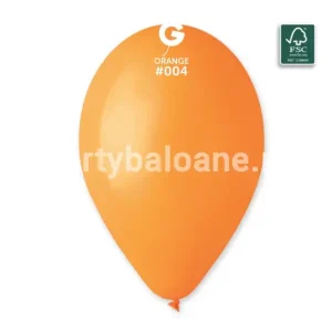 SET 100 BALOANE LATEX PORTOCALIU COD 004 - 26 CM