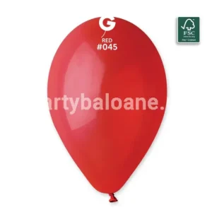 SET 100 BALOANE LATEX ROSU COD 045 - 26 CM