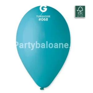 SET 100 BALOANE LATEX TURCUAZ COD 068 - 26 CM