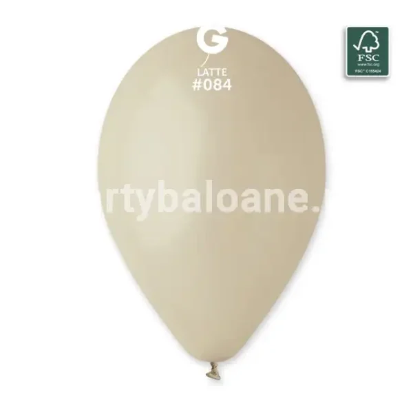 SET 100 BALOANE LATEX WHITE SAND LATTE 26 CM - COD 084