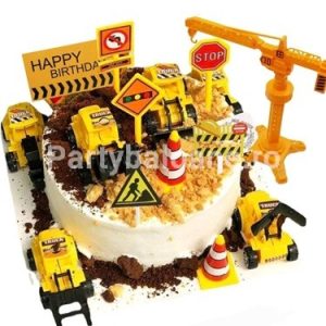 Set 18 Toppere Tort 3D Construcții – Utilaje