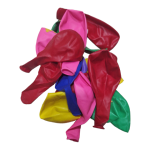 SET 20 BALOANE LATEX MULTICOLORATE SAFARI CU IMPRIMEU TIGRU - 30 CM - imagine 2
