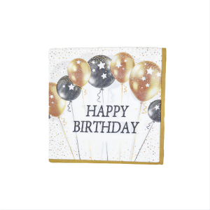 SET 20 SERVETELE HAPPY BIRTHDAY CU BALOANE
