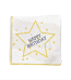 SET 20 SERVETELE HAPPY BIRTHDAY CU STELE AURII