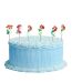 Set 24 Toppere Carton Sirena Ariel (Mica Sirena) 8 Cm Set De 24 Mini Toppere Din Carton Pentru Decorare Briose Si Cupcakes. Ilustratii Vesele Prezentand Printesa Sirena Ariel In Diverse Ipostaze Gratioase
