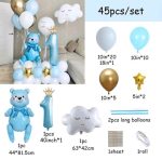 SET 42 BALOANE - ARANJAMENT BALOANE CIFRA 1 CU URS - imagine 2