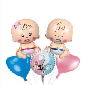 SET 5 BALOANE FOLIE BOY OR GIRL - GENDER REVEAL
