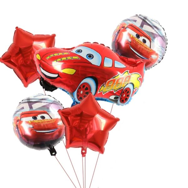 SET 5 BALOANE FOLIE CARS