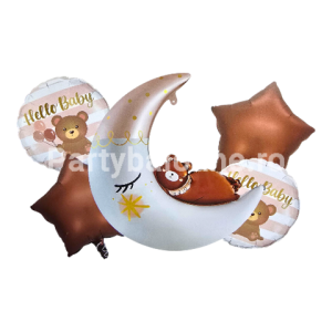 SET 5 BALOANE FOLIE LUNA