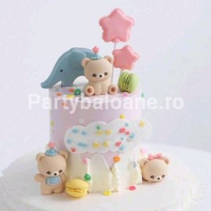 Set 6 Toppere 3D pentru Tort