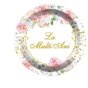 SET 8 FARFURII - LA MULTI ANI FLORI