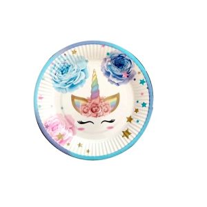 SET 8 FARFURII UNICORN II 18 CM