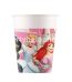 SET 8 PAHARE CARTON PRINTESELE DISNEY 200 ML