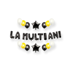 SET ARANJAMENT BALOANE LA MULTI ANI - NEGRU