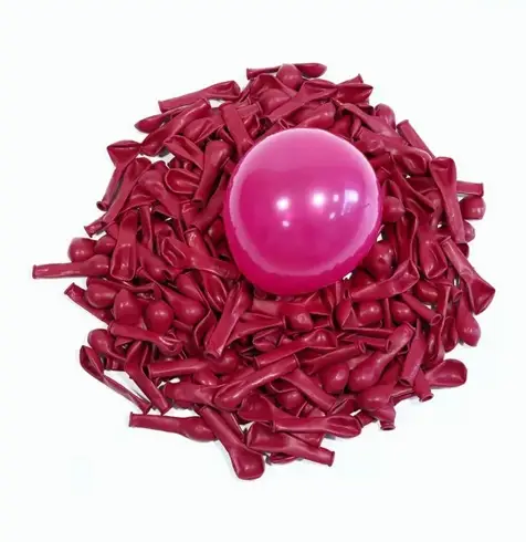 SET BALOANE LATEX DARK ROSE RED - 30 CM