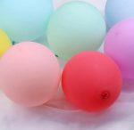 SET BALOANE LATEX MACARONS MULTICOLOR