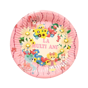 SET 8 FARFURII ROZ LA MULTI ANI