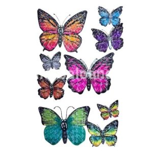 SET FLUTURI SI FLORI 3D CU BANDA DUBLU ADEZIVA COD F10