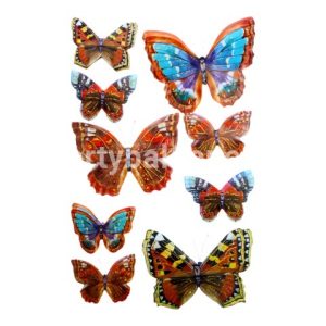 SET FLUTURI SI FLORI 3D CU BANDA DUBLU ADEZIVA COD F4