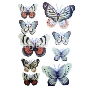 SET FLUTURI SI FLORI 3D CU BANDA DUBLU ADEZIVA COD F5