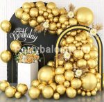 SET GIRLANDA CU BALOANE AURIU CHROME COD 540