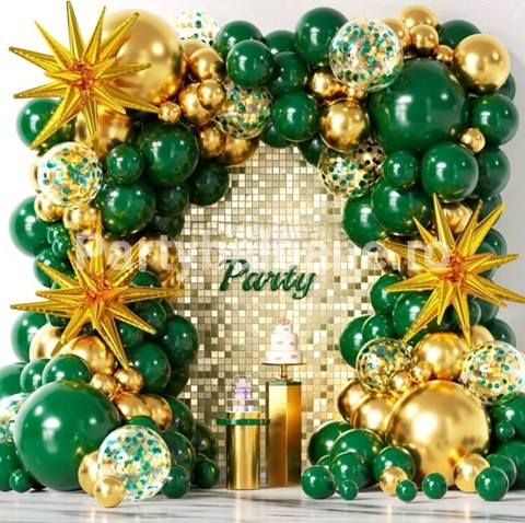 SET GIRLANDA CU BALOANE AURIU CHROME