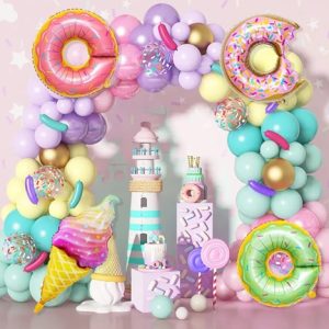 SET GIRLANDA CU BALOANE IN NUANTE PASTELATE - TEMATICA GOGOASA