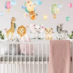 STICKER DECORATIV PENTRU PERETE - ANIMALE SAFARI COD 438
