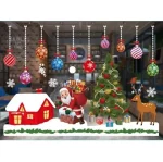 STICKER DECORATIV PENTRU PERETE SAU GEAM - CRACIUN - COD 05