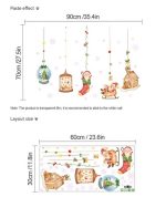 STICKER DECORATIV PENTRU PERETE SAU GEAM - CRACIUN - COD 11 - imagine 2