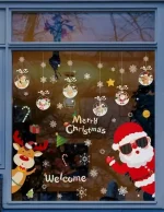 STICKER DECORATIV PENTRU PERETE SAU GEAM – CRACIUN – COD 020