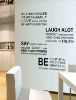 STICKER DECORATIV SLOGAN